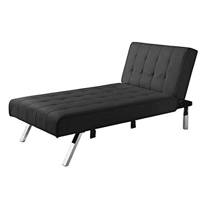 Amazon.com: Reclining Chaise Lounge Chair Indoor Sleeper Faux