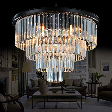 Amazon.com: Meelighting 9 Lights Crystal Modern Contemporary