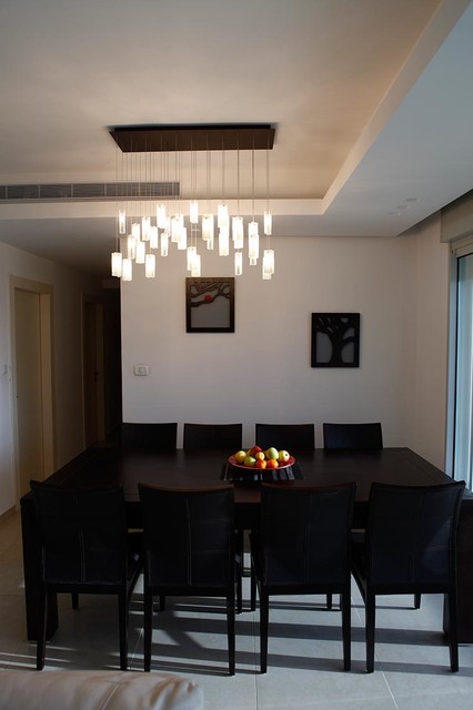 Elegant chandelier - Rain Drops pendants - Modern - Dining Room