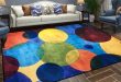 Modern Colorful Endless Carpets For Living Room Home Simple Area