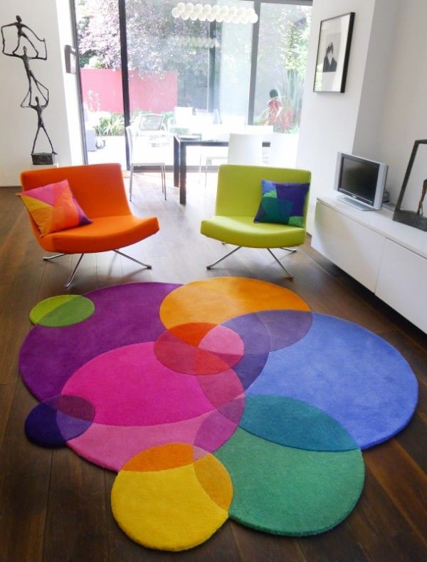 Colorful Area Rugs - Unique Rugs For The Living Room » InOutInterior