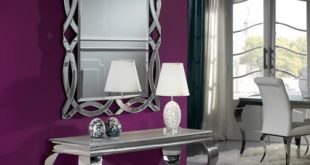 Iconic Modern French Console Table and Mirror Set - Modern - Console