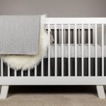 Black and White Crib Bedding | Modern Nursery | Mini Grid Crib