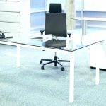 Glass Desk Curved Glass Desk By Custom Glass Desk Protector
