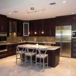 modern custom kitchen cabinets design for apartment kitchen with mini  dinning table