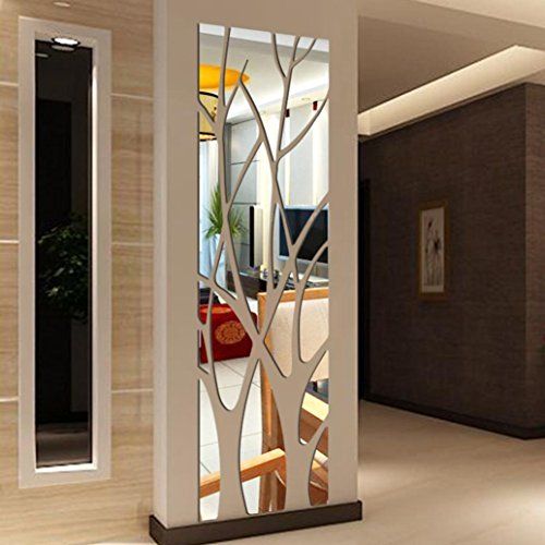 Modern wall mirror design ideas for living room wall decoration 2019