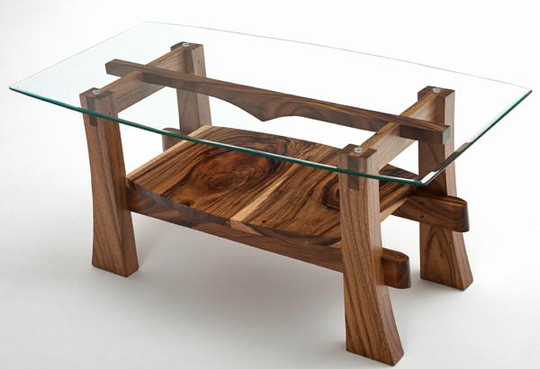 Natural Wood Coffee Table, Solid Wood Coffee Table, Sustainable