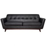 Tan Faux Leather Sofa | Wayfair