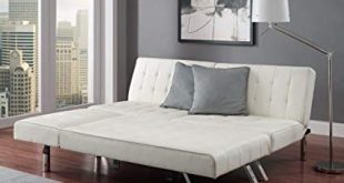 Amazon.com: Modern Sofa Bed Sleeper Faux Leather Convertible Sofa