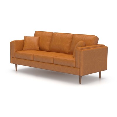Logan Modern Faux Leather Sofa - AF Lifestyle : Target