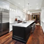 Long Kitchen Island - Transitional - kitchen - The Design Company