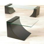 Glass Centre Table For Living Room Modern Living Room Wood Glass