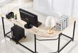 Amazon.com: Hago Modern L-Shaped Desk Corner Computer Desk Home
