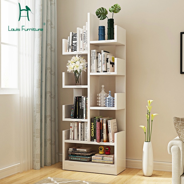 Louis Fashion Bookcases Bookshelf Landing Modern Children Shelf