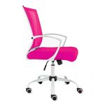 Amazon.com: Modern Home WHPINK Zuna Mid - Back Office Chair White