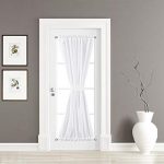 Amazon.com: BETTER HOME USA French Door Curtain Panel 30W by 72L