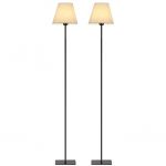 Amazon.com: HAITRAL Set of 2 Floor Lamps - Modern Tall Floor Lights