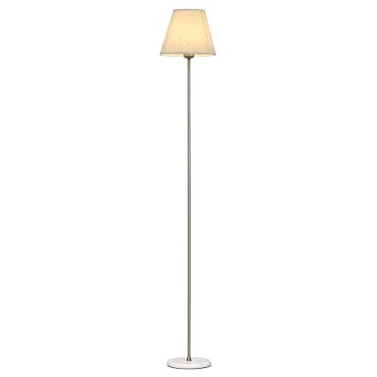 HAITRAL Modern Marble Floor Lamps - Tall Floor Lights with Linen