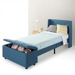 Amazon.com: Mellow Twin Modern Upholstered Platform Beds with