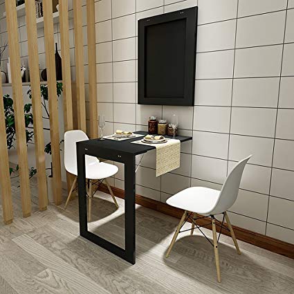 Amazon.com: Folding Dining Table Wall-Mounted Fold Up Table for