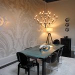 Metallic Wallpaper - Contemporary - dining room