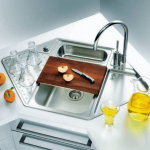 ⫸25 Cool Corner Kitchen Sink Designs [Best Ideas With Photos Gallery] -