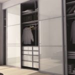 Modular Bedroom Doors & Modular High Gloss 4 Door Wardrobe With