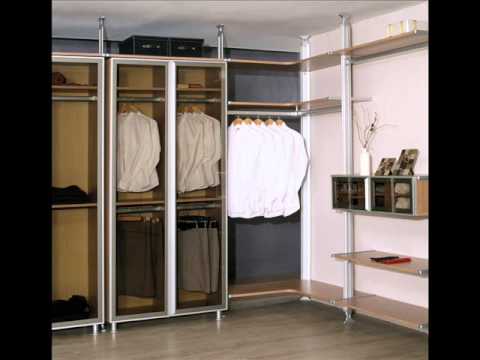 walk in wardrobe - modular wardrobes system - YouTube