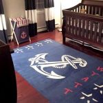 Nautical nursery rug | Etsy