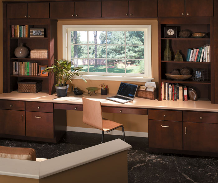 Home Office Cabinets - Homecrest Cabinetry