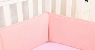 Amazon.com : Habibee Baby Breathable Cotton Crib Bumper Pads for