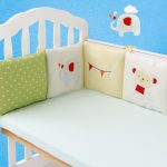 6 Pcs/Set Baby Cot Crib Bumper Pad Cotton Padded Bumper Full