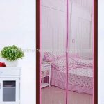 Polyester Screen Netting Material Magnetic Mosquito Net Door Curtain