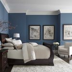 pretty blue color with white crown molding | Inspiration: Blue in
