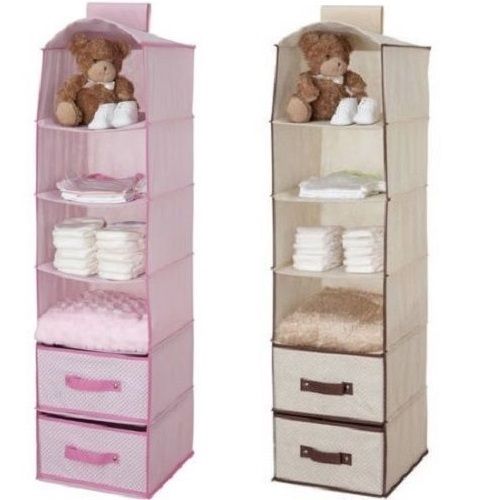 Baby Hanging Closet Storage Portable Clothing Organizer Shelves