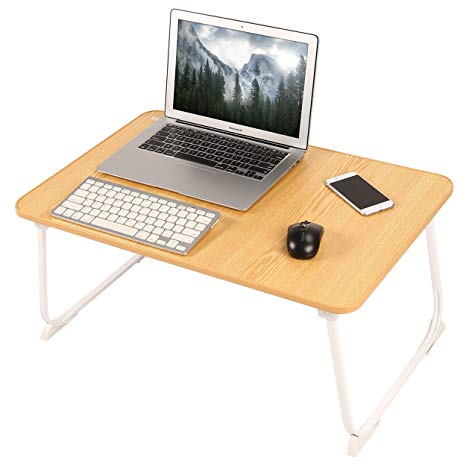 Amazon.com : NNEWVANTE Large Table Tray Laptop Bed Tray Foldable
