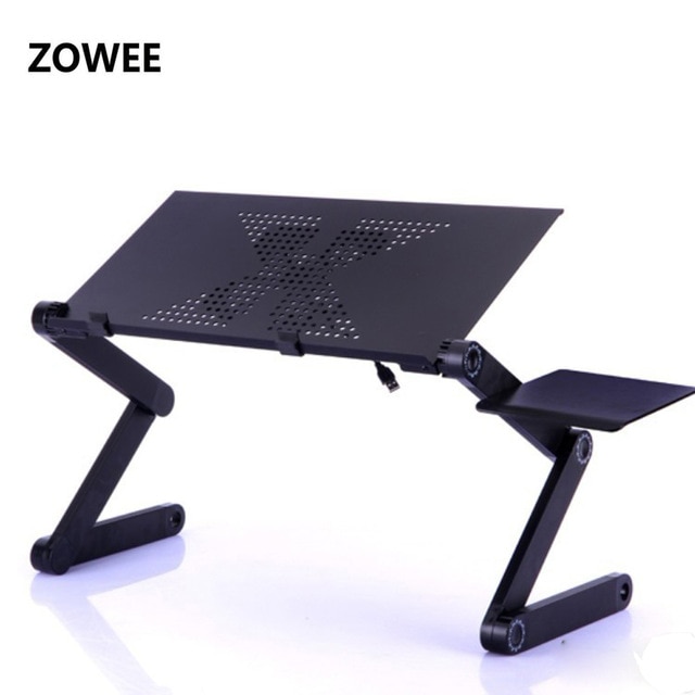 Adjustable Portable Laptop Table Stand Lap Sofa Bed Tray Computer
