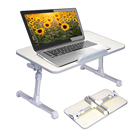 Amazon.com: Adjustable Laptop Bed Table, Portable Standing Desk