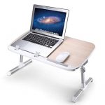 Amazon.com: AboveTEK Folding Laptop Table Stand for Bed, Portable