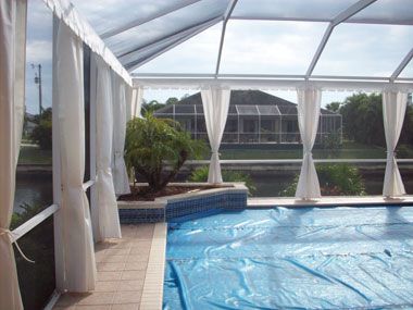 lanai curtains | Custom Outdoor Privacy Curtains for Your Pool Area