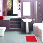 Excellent Bathroom Purple Accessories Purple And Black Bathroom