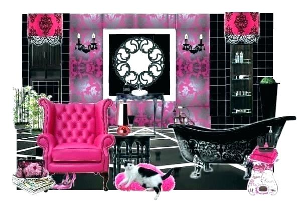 pink and black bathroom accessories u2013 liuyin.me