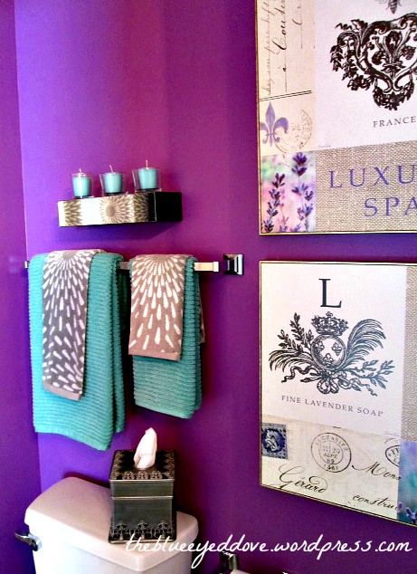 Love the teal and purple together | First home ideas ! | Purple