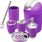 Amazon.com: Purple - Bathroom Accessory Sets / Bathroom Accessories