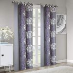 Purple Curtain Design | all home interior ideas