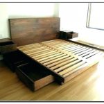 Queen Platform Beds With Storage And Headboard Full Platform Bed