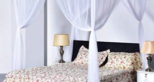 Queen Canopy Bed Curtains: Amazon.com