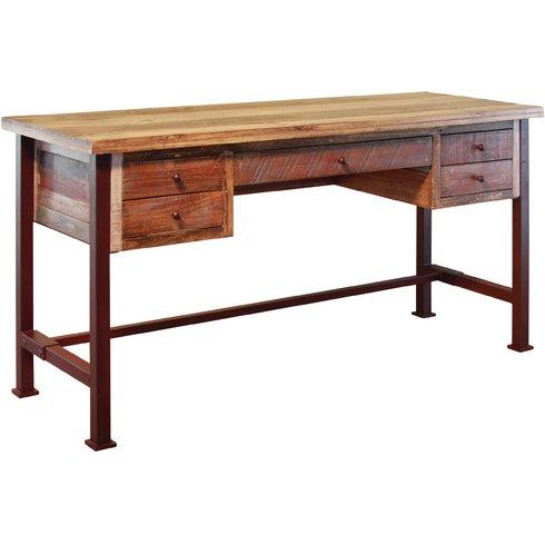 Reclaimed Wood Desk | Vintage Inspired Office Furniture | City Home