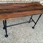 Amazon.com: Reclaimed Wood Desk Table - Solid Oak W/ 28
