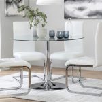 Glass Dining Table Chairs Sets Furniture Choice For Round Tables